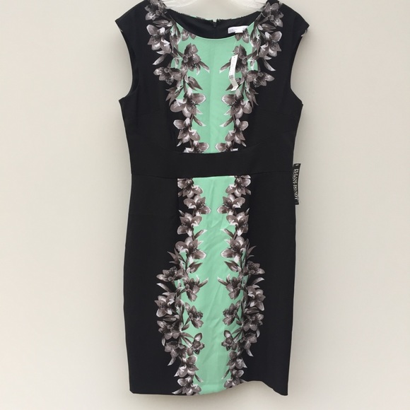 New York & Company Dresses & Skirts - NWT New York & Company Floral Panel Dress Teal 8